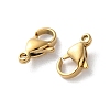 304 Stainless Steel Lobster Claw Clasps X-STAS-V007-01C-G-2