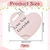 7Pcs Paper Single Flower Wrapping Paper Cards for Valentines Day DIY-WR0004-99-2