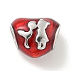 304 Stainless Steel Enamel European Beads STAS-U005-03P-1