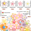 200Pcs 6 Styles Transparent Resin Cabochons CRES-SP0001-11-2