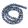 Natural Kyanite/Cyanite/Disthene Round Beads Strands G-O017-6mm-04D-5