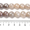 Electroplated Natural Violet Strawberry Quartz Round Beads Strands G-L598-A06-01-5