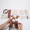 DIY PU Leather Mini Bowknot Bucket Bags Kits DIY-WH0292-93C-4
