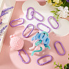 10Pcs Alloy Spring Gate Rings FIND-TA0009-25E-5