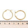 PVD Vacuum Plating 201 Stainless Steel Hoop Earrings with 304 Stainless Steel Pins for Women LS-EJEW-D279-12G-02-3