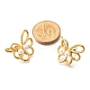 304 Stainless Steel Stud Earrings EJEW-A123-01C-G-3