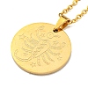 Constellation Pendant Necklaces LS-NJEW-S422-04G-08-2