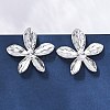 304 Stainless Steel Stud Earrings for Women LS-EJEW-K306-16P-2