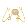 Brass Cuff Earrings EJEW-JE05407-01-2