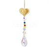 Hollow Alloy Hanging Ornaments HJEW-Q012-05F-1