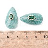 Natural Amazonite Pendants G-P586-01G-11-3