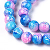 Drawbench Glass Round Beads GLAD-WH0001-01-01-3