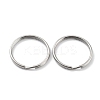 Non-Tarnish 304 Stainless Steel Split Key Rings STAS-Q314-02F-P-1