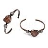 Natural Mxed Gemstone Cuff Bangles G-B149-16R-5