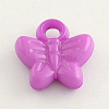 Opaque Acrylic Butterfly Charms SACR-Q099-M77-2