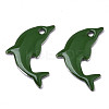 201 Stainless Steel Enamel Pendants STAS-N088-16E-1
