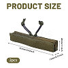 Nylon & Plastic Outdoor Tactical Vest Zipper Strip DIY-WH0128-60B-2