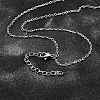 Non-Tarnish 304 Stainless Steel Cable Chain Necklace LS-STAS-T040-PJ204-70-1