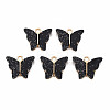 Resin Pendants PALLOY-T081-01G-RS-1