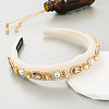 Baroque Glass Rhinestone Pearl Cloth Hair Bands PW23030364168-1