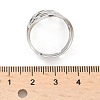 Non-Tarnish 304 Stainless Steel Adjustable Rings LS-RJEW-P080-01P-4