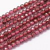 Natural Garnet Beads Strands LS-G-F460-59-1