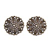 Brass Vintage Filigree Findings LS-KKC-Q006-AB-2