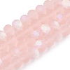 Transparent Glass Beads Strands X-EGLA-A044-T8mm-MB22-5