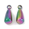 Ion Plating(IP) 304 Stainless Steel Pendants STAS-K252-03RC-1