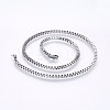 Non-Tarnish 304 Stainless Steel Box Chain Necklaces NJEW-F226-05P-02-1