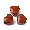 Natural Red Jasper European Beads G-C269-01D-1