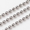 Tarnish Resistant 304 Stainless Steel Ball Chains CHS-L015-02-1