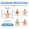 16Pcs Alloy Rhinestone Connector Charms ALRI-TA0001-37-2