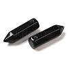 Natural Obsidian Pointed Pendants G-C158-05H-2