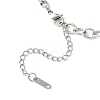 304 Stainless Steel Curb Chain Cable Chain Necklaces NJEW-JN05577-5