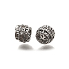 Brass Micro Pave Cubic Zirconia Beads KK-Z126-16P-1