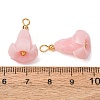 Dyed Synthetic Coral Pendants GG-CBAC295-02G-04-2