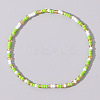 Boho Round Glass Seed Beaded Stretch Bracelets for Women NW8932-11-1