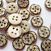 Art Buttons in Round Shape with 4-Hole for Kids NNA0YWY-1