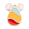 Easter Alloy Enamel Pendants ENAM-P251-A01-KCG03-1