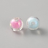 100Pcs Transparent Acrylic Beads TACR-SZC0003-01-2