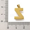 Ion Plating(IP) 304 Stainless Steel Pendants STAS-U024-01Z-3