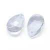 Faceted Glass Pendants GLAA-F069-S-A01-2