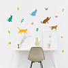 1 Set Floral PET Hollow Out Drawing Painting Stencils DIY-MA0001-40-7