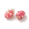 2Pcs Brass Enamel Charms KK-YW0001-76-2