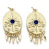 Brass Micro Pave Colorful Cubic Zirconia Pendants ZIRC-S067-097-NF-1