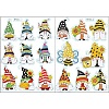 DIY Thanksgiving Day Theme Diamond Painting Sticker Kits DIAM-PW0003-036I-1