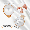 16Pcs Plastic Imitation Pearl Shoe Decoration AJEW-PH0004-47-3