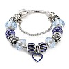 Tibetan Style Alloy European Bracelets BJEW-M320-01AS-1