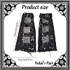 Denim Fabric Ripped Leg Sleeves AJEW-WH20060-26-2
